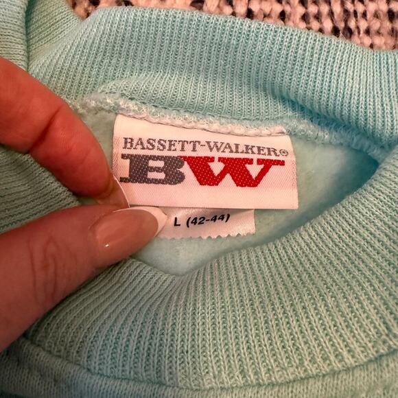 Vintage 90s Funny Sweatshirt Crewneck Santa Fe Hot Peppers Fuego Baseball Size L - Picture 6 of 7